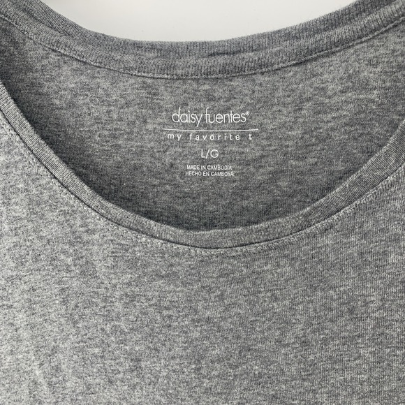 LOT Daisy  Fuentes My Favorite T Shirt Slim Fit  Long & Short Sleeve Large - Picture 10 of 16